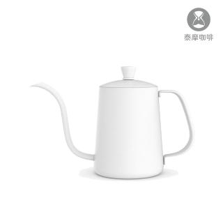 【TIMEMORE 泰摩】魚03系列手沖壺 白300ML 垂直穩定水流(咖啡手沖壺 304不鏽鋼)