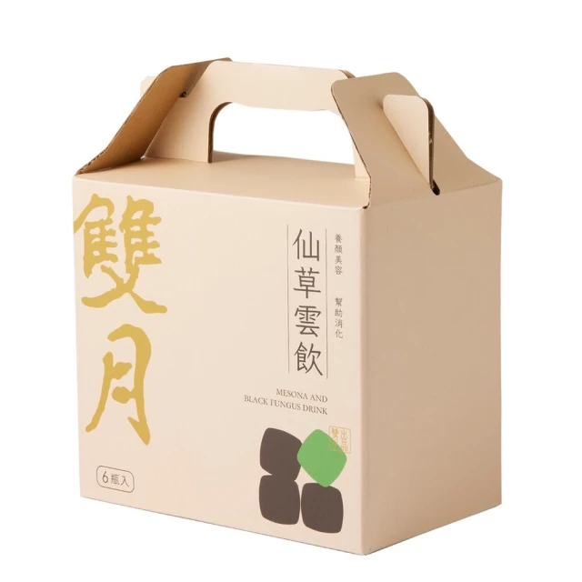 雙月食品社 仙草雲飲禮盒240gx12瓶(6瓶/盒)