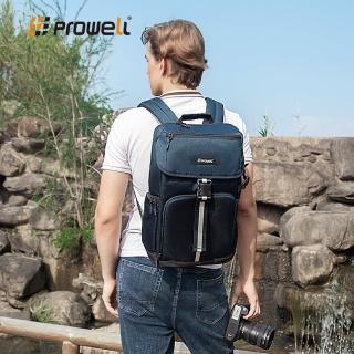 【Prowell】兩機多鏡相機後揹包 相機保護包 內部可拆攝影包 大容量後揹包 WIN-23003