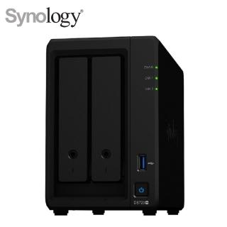 【Synology 群暉科技】搭東芝 4TB x2 ★ DS723+ 2bay NAS 網路儲存伺服器