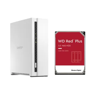 【QNAP 威聯通】搭WD 8TB ★ TS-133 1Bay NAS 網路儲存伺服器