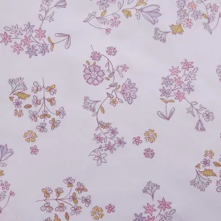 【Tonia Nicole 東妮寢飾】活動品-環保印染100%精梳棉兩用被床包組-花漾假期(特大)