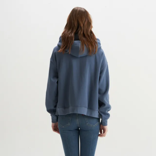 【LEVIS】女款 長袖LOGO連帽外套 熱賣單品 A5945-0006