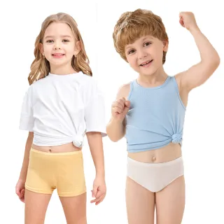 【Nil】一次性兒童內褲 男女童無菌純棉三角褲 免洗日拋旅行用品套裝 幼童平角短褲 5條裝