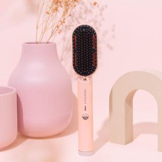 【Roommi】Glossy 電熱直髮梳(造型梳 電捲梳 負離子 消靜電)