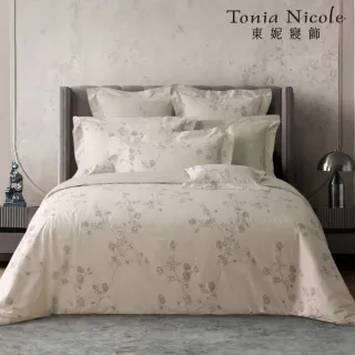 【Tonia Nicole 東妮寢飾】活動品-環保印染100%精梳棉兩用被床包組-沙漠玫瑰(雙人)