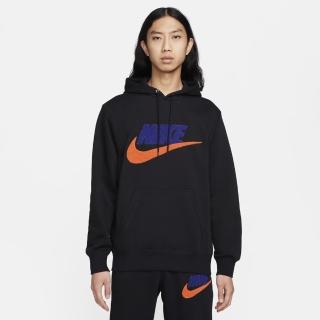 【NIKE 耐吉】AS M NK CLUB BB PO CHNL FTRA 男 連帽上衣-黑藍橘(FN3105010)