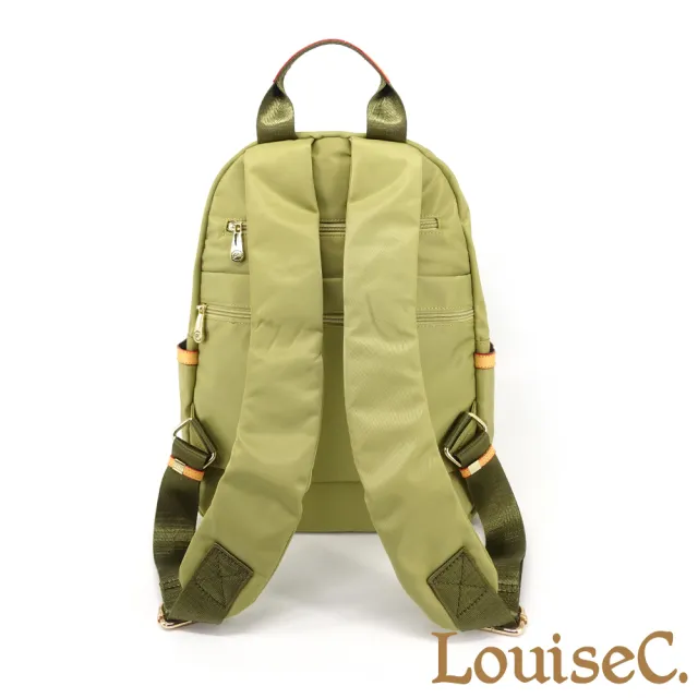 【LouiseC.】Tree House 輕盈尼龍+植鞣革牛皮雙隔層多收納手提後背防水包-3色(真皮包包 CC158302)