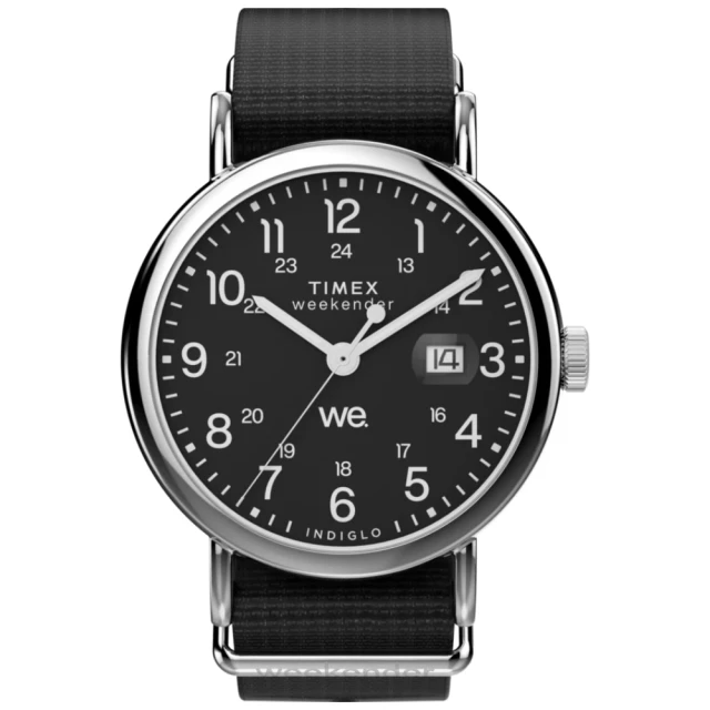 TIMEX 天美時 週末系列 每天都是休假日 40毫米休閒風格手錶 黑 TXTW2W86100