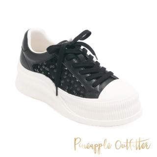 【Pineapple Outfitter】CHARAE 溫柔閃閃亮片厚底休閒鞋(黑色)