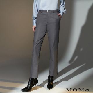 【MOMA】洗鍊灰調西裝褲(深灰色)