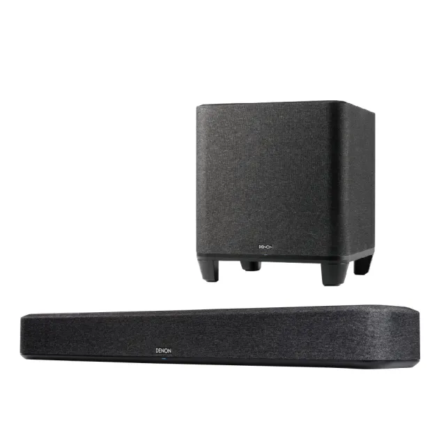 【Denon 天龍】HOME 550 Soundbar+重低音組合(黑色)