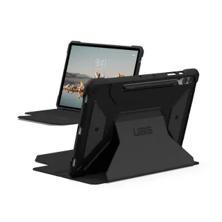 【UAG】UAG Galaxy Tab S9+/S10+（12.4吋）都會款耐衝擊保護殼-黑(UAG)