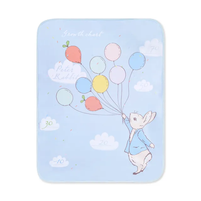 【奇哥官方旗艦】比得兔冬夏兩用尿墊毯 70x90cm(隔尿墊 保潔墊 尿布墊 防水墊 小被被 蓋毯)