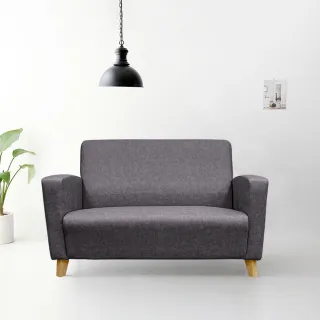 【ASSARI】傑西雙人座貓抓皮耐磨沙發(125cm)