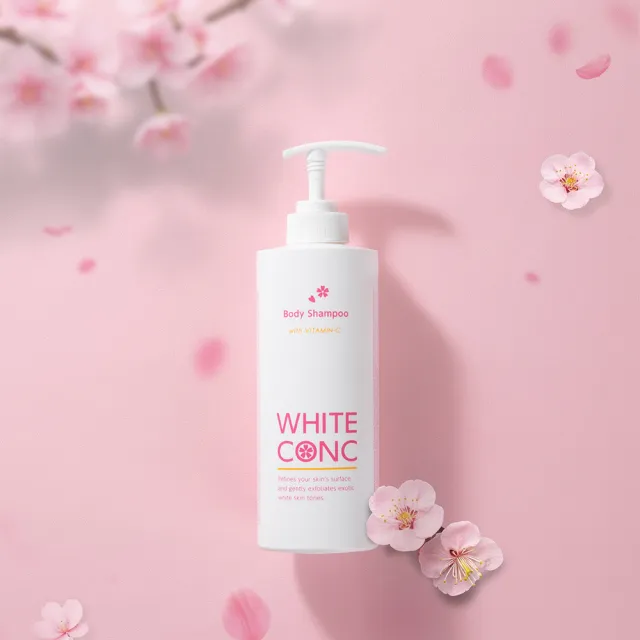 【WHITE CONC】美白身體沐浴露 600mL(季節限定 櫻花香)