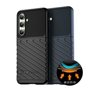 【RUGGED SHIELD 雷霆系列】三星 Galaxy S24 FE 軍工氣墊減震防摔手機殼