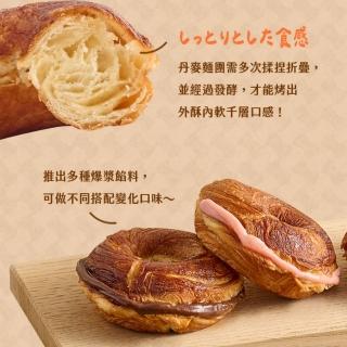 【秘傳美食料理】華夫爺爺手作-丹麥脆皮千層甜甜圈50g*12入精選口味(雙11雙十一1111聖誕節母親節年菜)