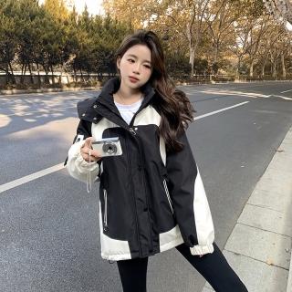 【巴黎精品】現貨+預購 真羽絨90%鴨絨羽絨外套羽絨衣夾克(保暖派克羽絨服女外套a1ii46)