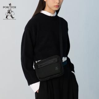 【PORTER INTERNATIONAL】斜槓冒險SLOPE斜揹包-S(黑)