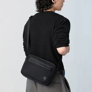 【PORTER INTERNATIONAL】斜槓冒險SLOPE斜背包-M(黑)