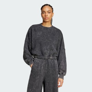 【adidas 愛迪達】運動服 長袖上衣 大學T 衛衣 女上衣 P ESS SWEATER(IW5756)