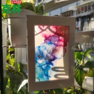 【CLEAN 克林】艾瀝系列 酒精畫描圖紙185磅 A4/50張(半透明紙 彩繪 酒墨 透光唯美 描圖紙 流動藝術)