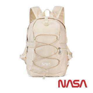 【NASA SPACE】輕量抽繩多功能雙肩後揹包-NA20011(月光米)