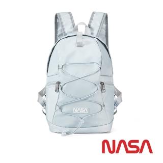 【NASA SPACE】輕量抽繩多功能雙肩後揹包-NA20011(銀河藍)