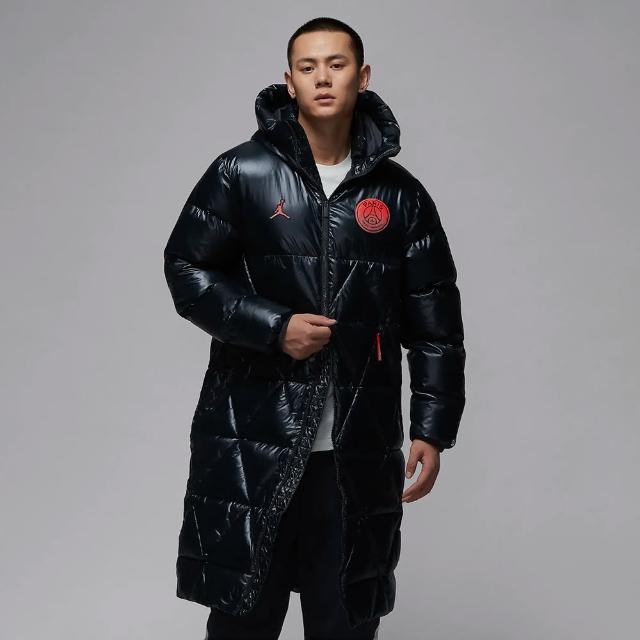 【NIKE 耐吉】外套 男款 運動連帽外套 AS M J PSG PARKA 黑 FV7743-045