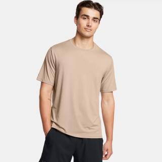 【UNDER ARMOUR】短袖上衣 男款 運動 MOVEMENT 卡其 1387389-236