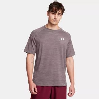 【UNDER ARMOUR】短袖上衣 男款 運動 TECH TEXTURED 淺棕 1382796-015