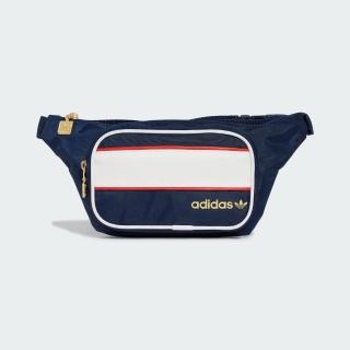 【adidas 愛迪達】腰包 斜揹包 運動包 SPORT WAISTBAG 藍 IX6839