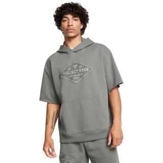 【UNDER ARMOUR】UA 男 巨石強森 Project Rock HWT 短袖帽T 1386900-709(灰色)