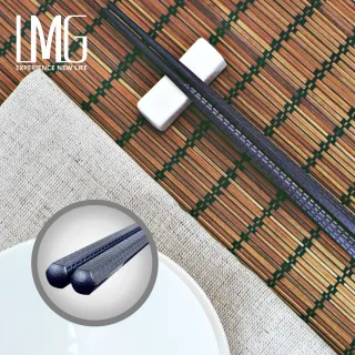 【LMG】日式尖頭合金筷24cm-10雙(高纖玻璃筷、高硬度、耐高溫)