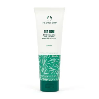 【THE BODY SHOP 美體小舖】茶樹淨膚調理磨砂膏-125ML(臉部去角質)