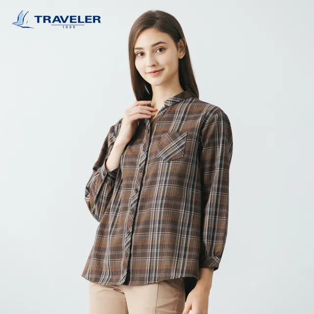 【TRAVELER 旅行者】雙11｜男女款吸排襯衫組｜232TR705.707.709.712.713.(男女多款/保暖襯衫)