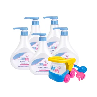 【SEBAMED 施巴】嬰兒泡泡浴露500mlx5入(總代理)