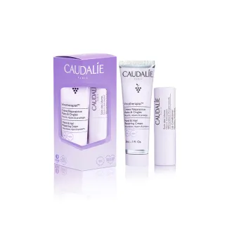 【CAUDALIE 歐緹麗】葡萄籽滋潤抗氧護唇潤手雙入組(30ml+4.5g)