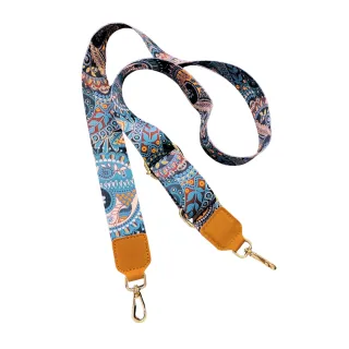 【Belinda】孔雀圖騰百搭寬背帶(4cm寬)