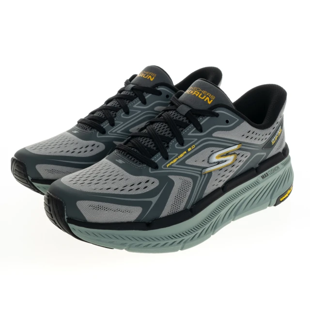 SKECHERS 男鞋 慢跑系列 慢跑鞋 瞬穿舒適科技 GO RUN MAX CUSHIONING PREMIER 2.0(220837GYCC)