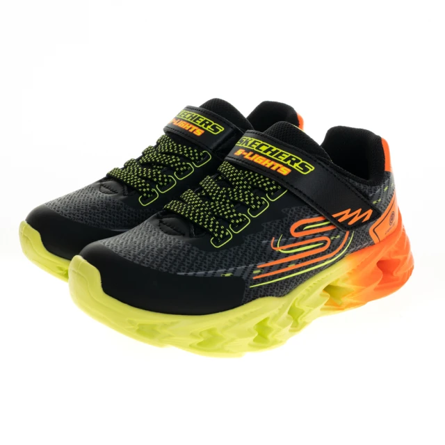 SKECHERS 男童系列 燈鞋 VORTEX 2.0(400604LBKMT)