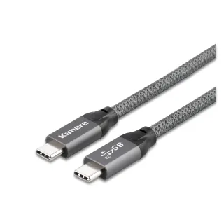 【Kamera】PD100W USB3.2 USB-C to USB-C 0.5M 編織快充傳輸線 充電線(Gen2x2/20Gbps/筆電平板)