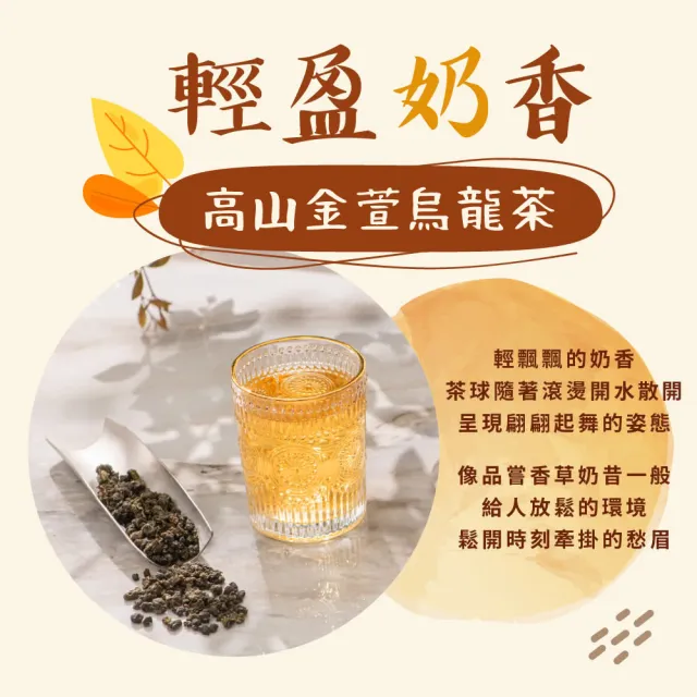 【名池茶業】雙11推薦姚窈金萱烏龍茶葉3種任選150gx8包(共2斤)