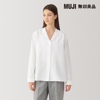 【MUJI 無印良品】MUJI Labo女蠶絲混開領襯衫(共2色)