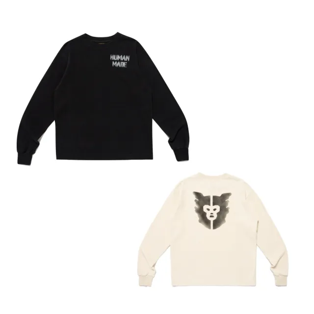 Human Made】Human Made Thermal L/S 背後猿人頭長袖白/黑HM28CS006