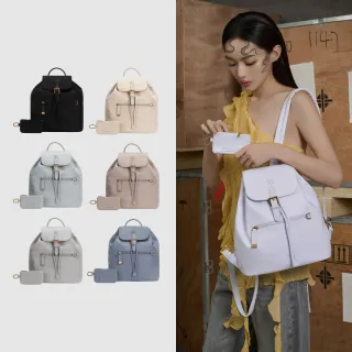 【ROBINMAY】奧妮後背包(磁扣、束繩封口/多色任選)