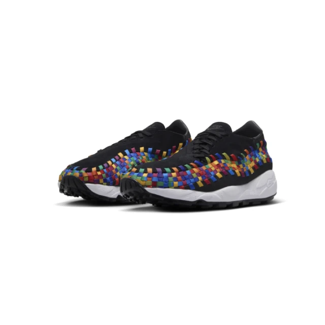 NIKE 耐吉 Nike Air Footscape Woven 黑彩虹編織 FB1959-002(麂皮 復刻 休閒鞋 女鞋)