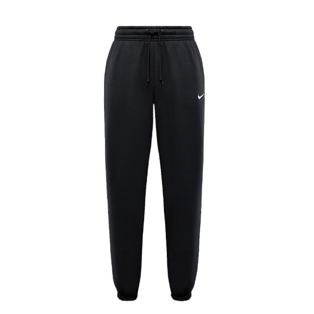 【NIKE 耐吉】PHNX FLC HR OS Pant 2 女款 黑色 高腰 寬版 棉褲 保暖 長褲 FZ5997-010