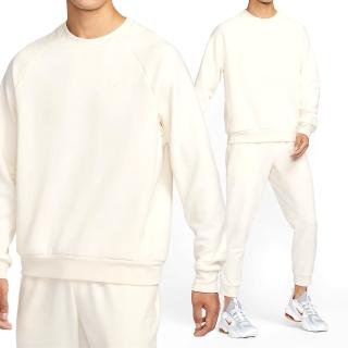 【NIKE 耐吉】UV Primary LS Crew 男款 米色 運動 休閒 圓領 上衣 毛圈布 長袖 FZ0972-110